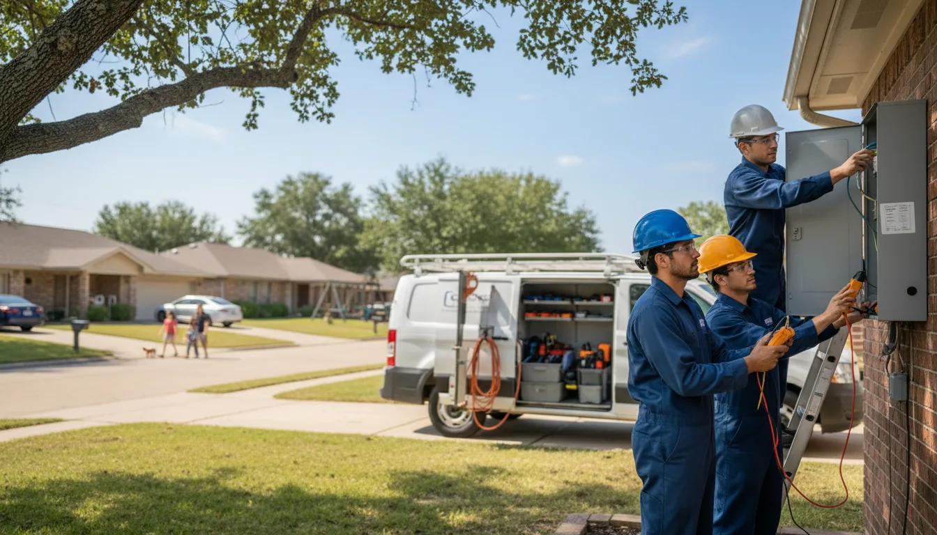 Certified electrician providing emergency electrical services in Alcalde, NM
